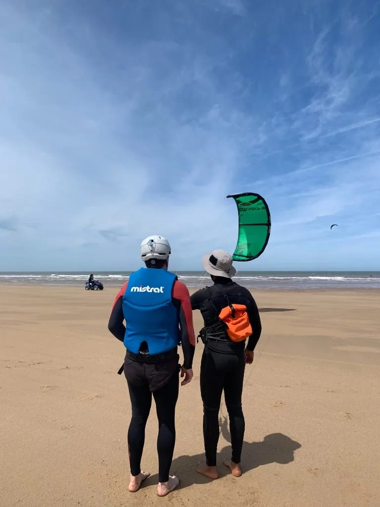 Kitesurfing in Essaouira bay